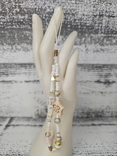 Shinning Star Beaded Cell Phone Wrist Strap With Charms. Quantity 1