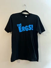 The Ergs! "Logo" Band T-shirt, Black, Size M, Punk Rock, 2000s