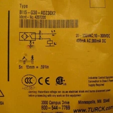 New in box Turck BI15-G30-ADZ30X2 Proximity switch (1PCS)