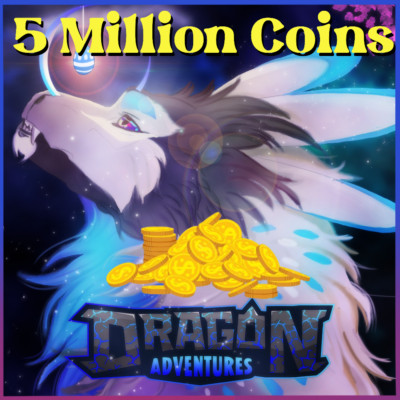 [  ONLINE] 5 Million Coins Dragon Adventures 5M Coins [DA]  Fast Send  