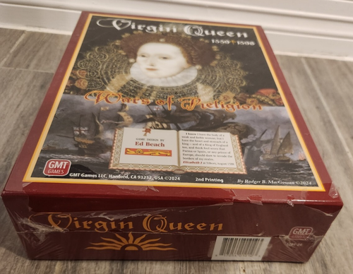GMT Games Virgin Queen: Wars of Religion 1559-1598 segunda impresión - envoltura retráctil - Imagen 2 de 7