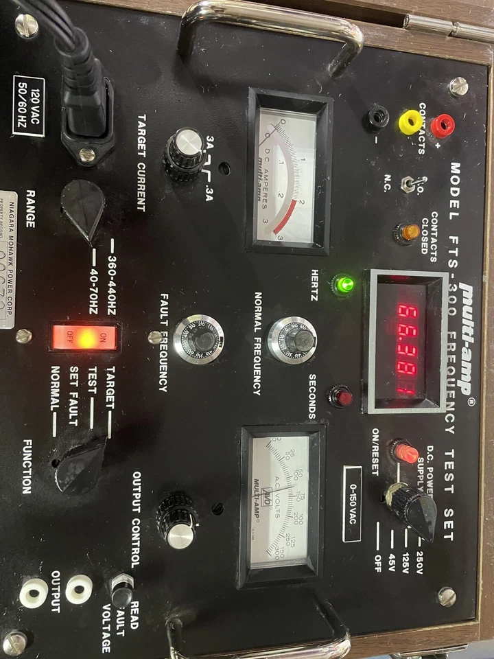 MEGGER Multi-Amp FTS-300-E 频率测试套件 120V 已测试工作状况良好 — 第 2/4 张图片