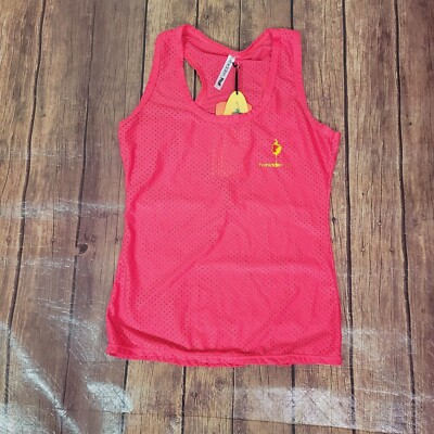 Forbidden Fruit Womens Top Pink 2XS Jersey Sleeveless Scoop Neck