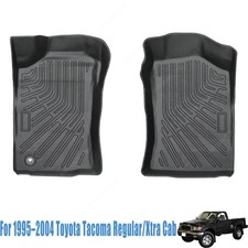 Floor Mats Liner Fits 19952004 Toyota Tacoma Regularxtra Cab 1st Row Tpe 2pcs