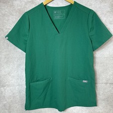 FIGS Women's Casma Three Pocket Scrub Top Oasis FW1100 Small