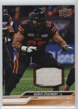 2024 Upper Deck CFL Jersey Sukh Chungh #49 1lm9