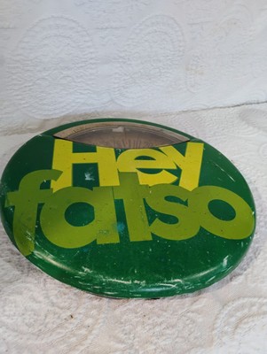 Vintage HEY FATSO Bathroom Scale Counselor 1970s Groovy Green LBS
