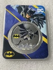 Outstanding!! 2024 Samoa Batman Colorized 1 Troy Oz .999 Fine Silver In TEP