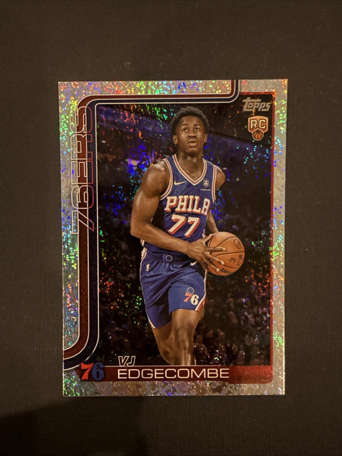 2025-26 Topps - VJ Edgecombe #203 Sandglitter (RC)