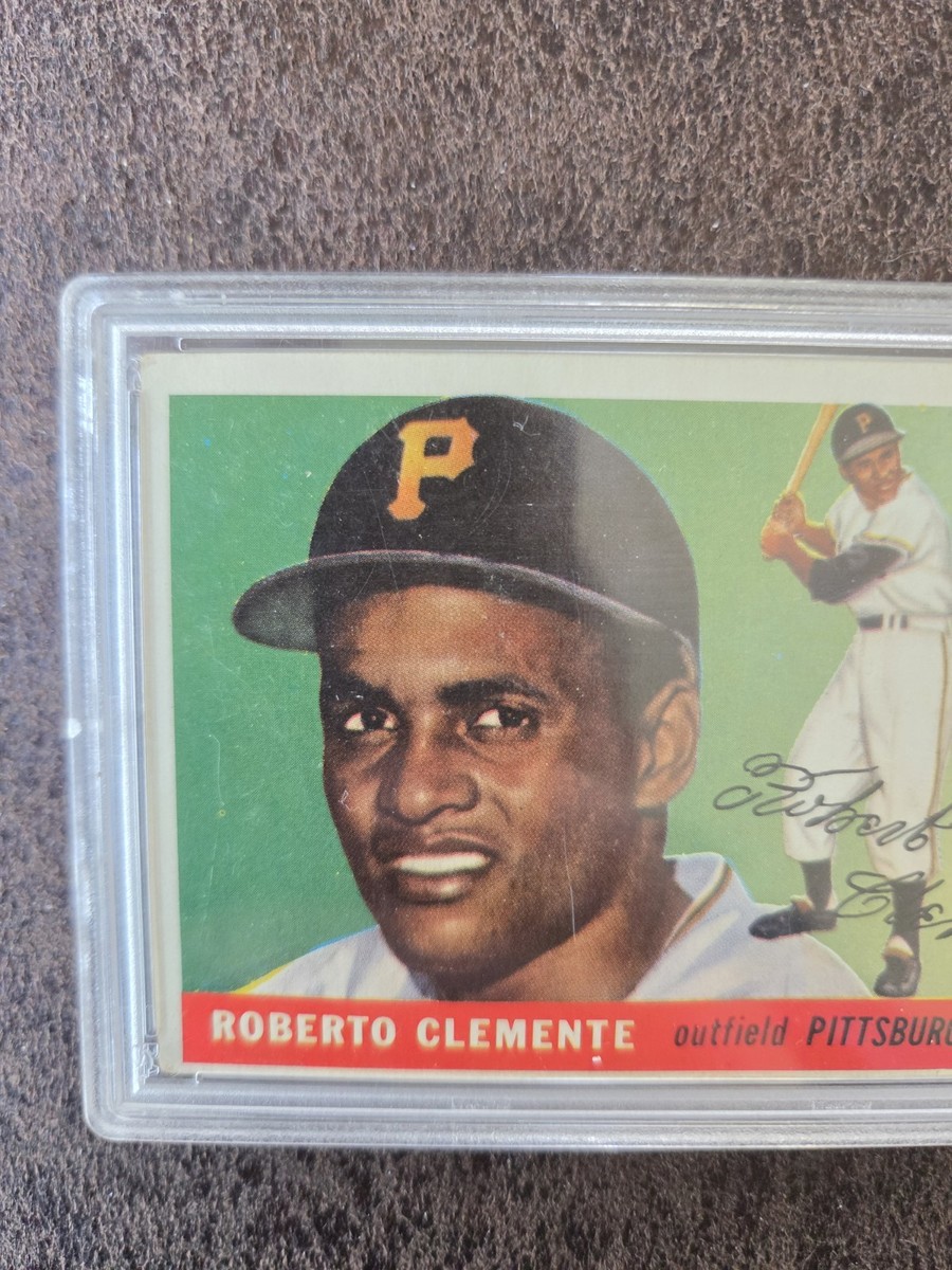 1955 Topps Baseball ROOKIE Roberto Clemente #164 - PSA 4