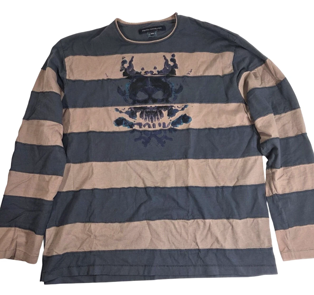 Neuf Homme French Connection T-Shirt Haut Bordeaux Petit Xs Neuf Homme French Connection T-Shirt Haut Bordeaux Petit Xs