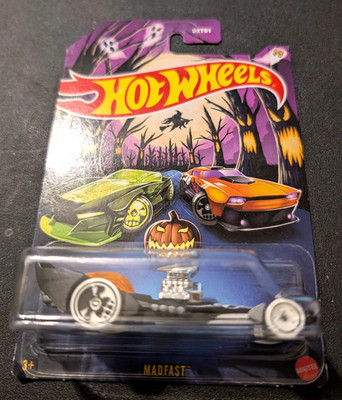 hot wheels 2024 mad fast #1/5 black new Halloween series