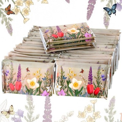 50 Packs Tissue Travel Size Facial Paper Napkins Travel Packs Disposable Pock...