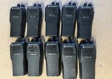 Motorola CP200 Radius Two-Way Radios Lot of 10   Untested School Surplus