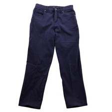 Gloria Vanderbilt Womens Jeans Size 4 Petite Amanda Straight Purple Denim Casual