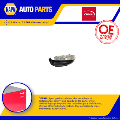 Mirror Indicator fits VW GOLF 2.0 09 to 13 5K0949101 VOLKSWAGEN Apec Quality New
