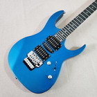 Electric Guitar Mahogany Body Humbucker Pickup  Abalone Inlay Glossy Blue — photo 2
