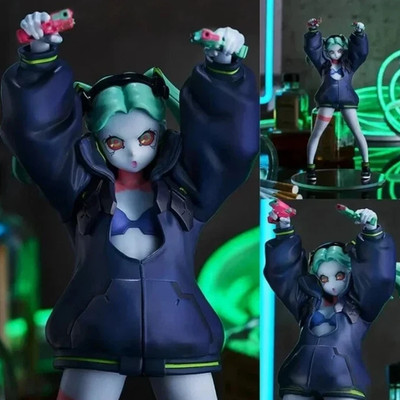 Cyberpunk Edgerunners Figure The Gun Rebecca Anime Figure. 17cm With box