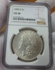1899-S Morgan Dollar NGC AU58 (Better Date)