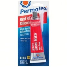 Permatex High-Temp Red RTV Silicone Gasket Maker, 3 oz. 81160