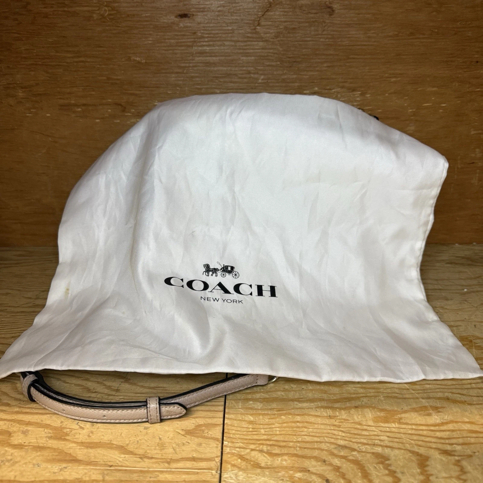 Borsa Coach Mini Christie tracolla pelle blush nero colorblock oro rigida