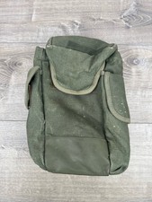 Vintage Military Surplus Canvas Gas Mask Army Bag  Sling - Post War WW2 WWII