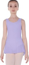 Wear Moi Entrechat Girl's Cotton Stretch Tulle Elasthan Dress Age 6/8, Lilac