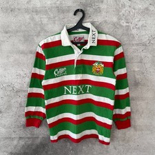 LEICESTER TIGERS 1997/1999 RUGBY UNION SHIRT COTTON TRADERS JERSEY SIZE S