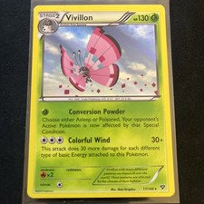 Vivillon (Meadow [Pink]), XY Base Set, 17/146, Holo Rare on eBay