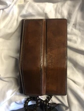 Vintage Northern Telecom Contempra Leather Telephone Desk or Wall Mount