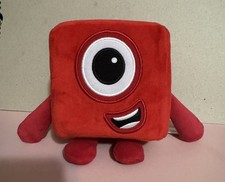 Numberblocks One Plush Toy Red Stuffed Plushie Pal Kids Learning NO TAG