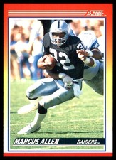 Marcus Allen 1990 Score #230 Los Angeles Raiders NFL READ FREE SHIP