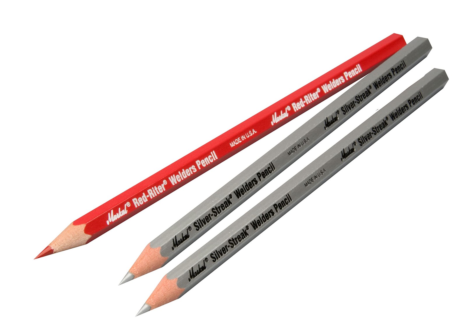 Markal 96105 Red-Riter/Silver-Streak Welder Pencil, 1 Red-Ri