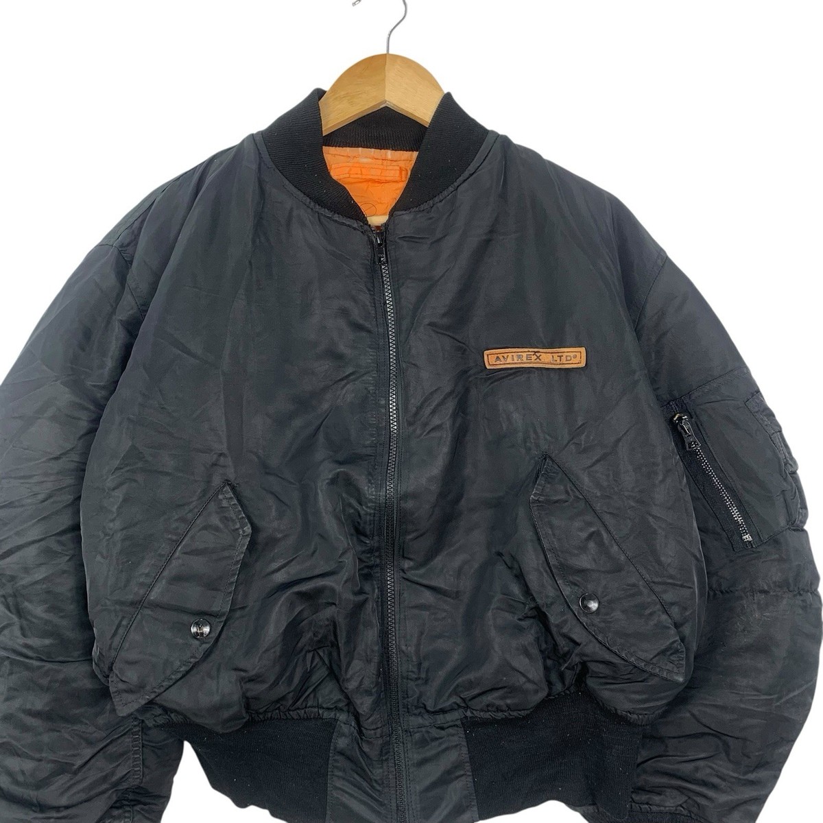 Vintage AVIREX USA MA-1 Fighter Pilot Reversible Bomber Jacket