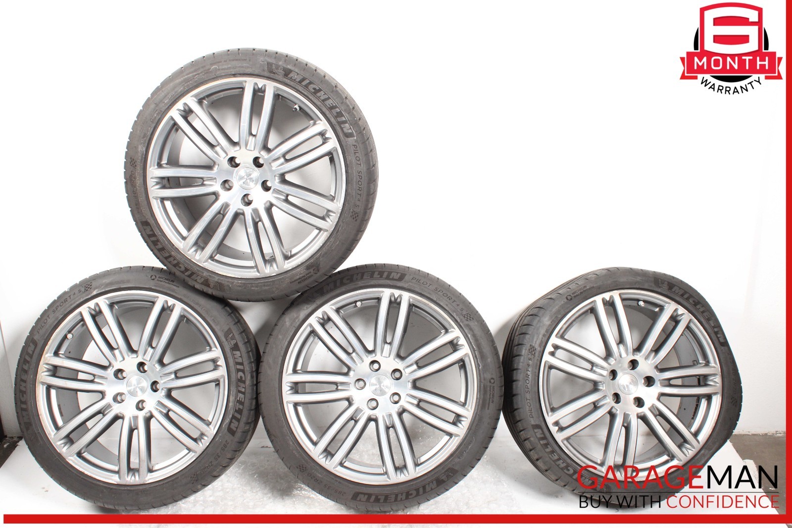 14-17 Maserati Ghibli Quttroporte Complete Wheel Tire Rim Set of 4 Pc R20 OEM