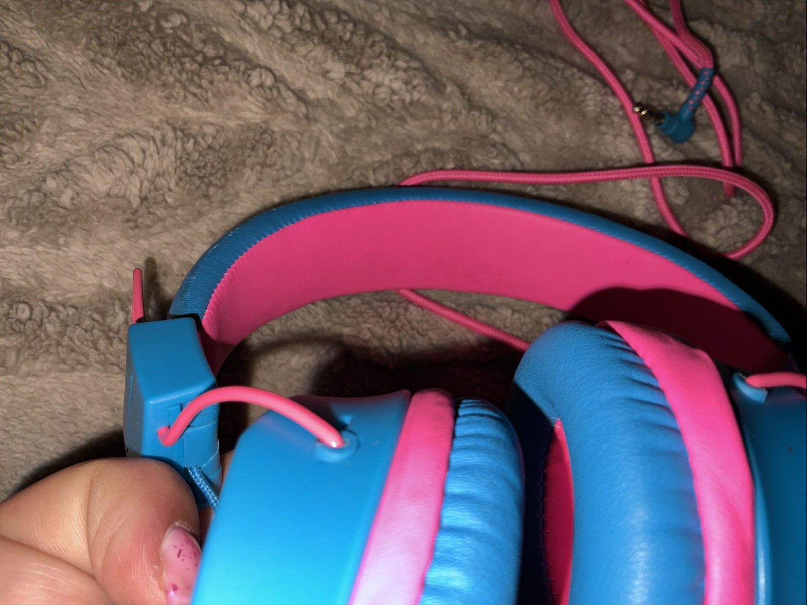 Jlab Jbuddies Studio Wired Kids Headphones Volume Limiter Pink&Blue