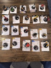 Marvel HeroClix Lot Of 20 Characters With Cards.