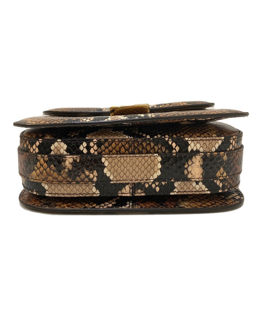 A.P.C. Python Pattern Shoulder Bag Brown Authenti… - image 4