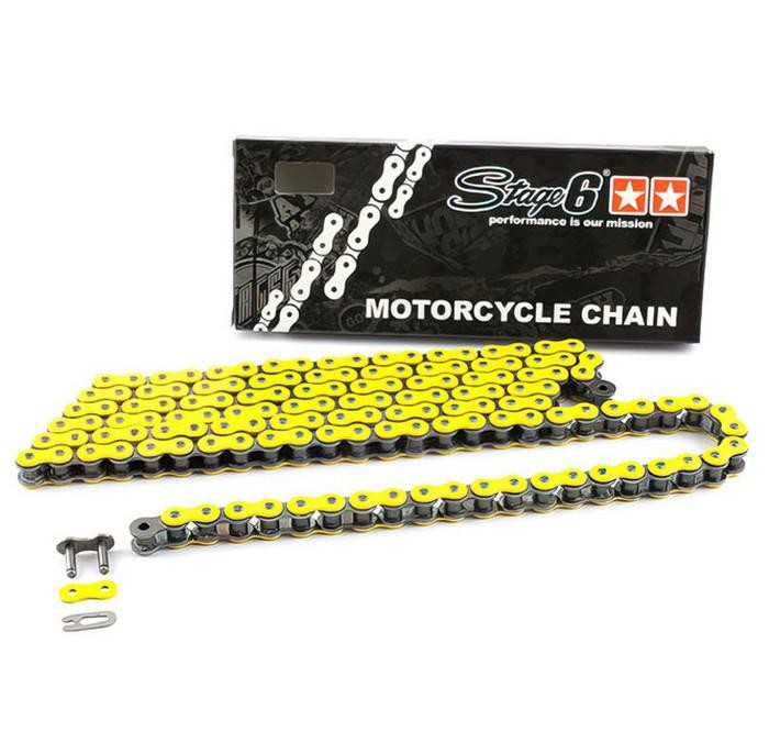 Chaîne jaune renforcée Stage 6 HQ pas 420 à 140 maillons de transmission