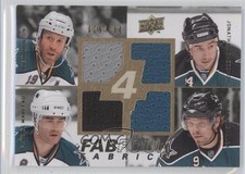 2008 Upper Deck Fab Four Fabrics 29/100 Jonathan Cheechoo Joe Thornton HOF 0c3