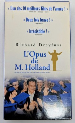 L'Opus de M. Holland VHS (1995) - NTSC - French - VG (Tested)