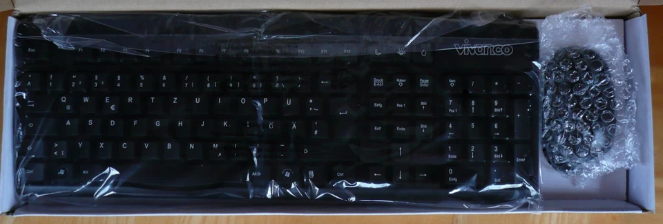 Vivanco Tastatur Maus USB Desktop Set BK 22547 -NEU- orginalverpackt unbenutzt - Bild 4 von 4