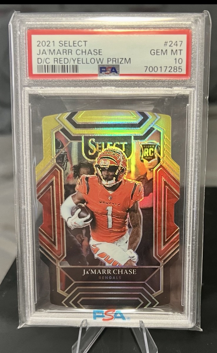 2021 Panini Select - Club Level Ja'Marr Chase #247 Red