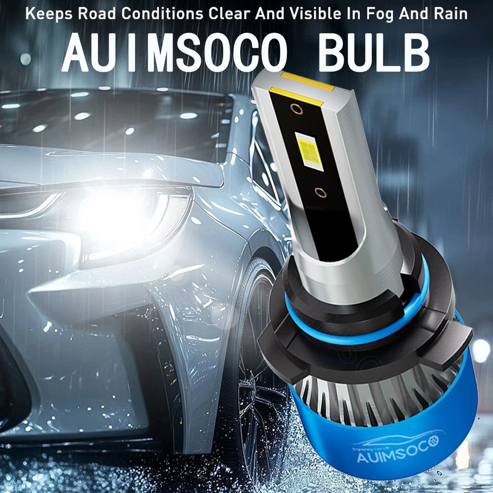 For Volvo 850 1995-1997 6x LED Headlights High Low Beam Fog Light Bulbs 800000LM - Image 3 of 4