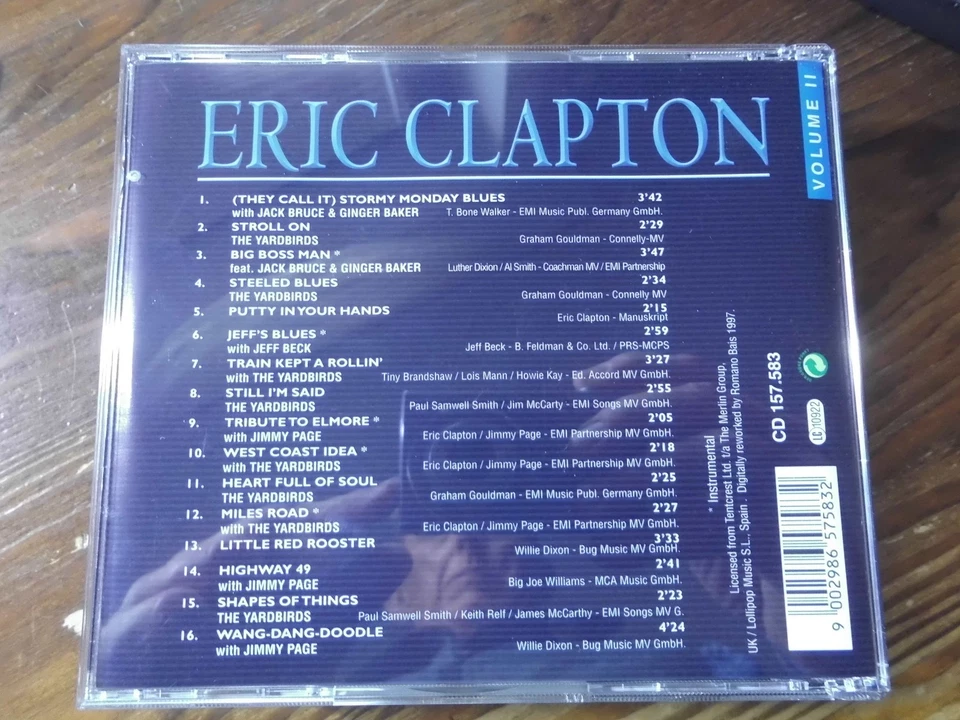 ERIC CLAPTON 3CD BOX:  ERIC CLAPTON (EUROPE; Eurotrend ‎– 312.811) - Bild 4 von 4