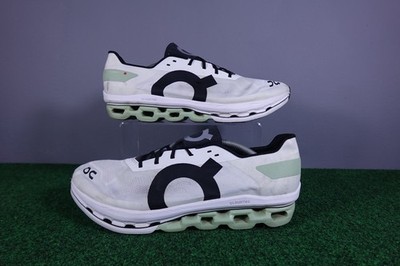 On Cloudboom Echo Mens Size 13 White Black Athletic Running Shoes Sneakers