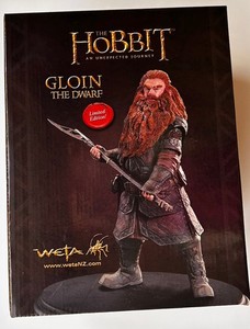 Hobbit Unexpected Journey GLOIN The Dwarf Statue Limited Edition 487/1000 Weta
