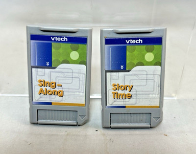 Vtech Nitro Notebook: Story Time & Sing-Along Video Game Cartridge - Lot of 2