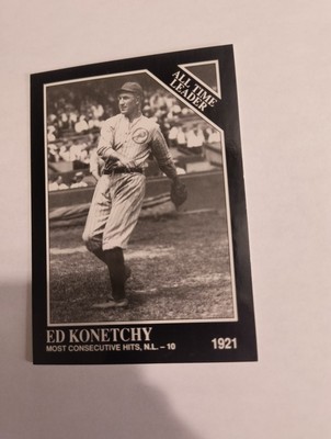 ED KONETCHY 1991 CONLON COLLECTION THE SPORTING NEWS ALL TIME LEADER #263