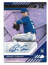 Brady Singer AUTOGRAPH EX RC Kansas City Royals 2021 Panini Chronicles XR AUTO